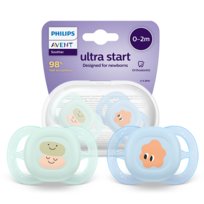 Smoczek Philips Avent Ultra Start SCF075/04 0-2 m Ortodontyczny (2 szt.)