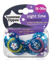 Smoczek uspokajający 18-36 m Night Time Tommee Tippee
