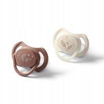 Smoczki symetryczne silikonowe 18 m+ Babyono 1669/03