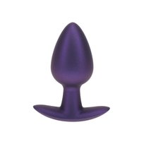 Smooth Silicone Anal Plug - Medium - 3.1 / 7,9 cm - Metallic Purple SHOT