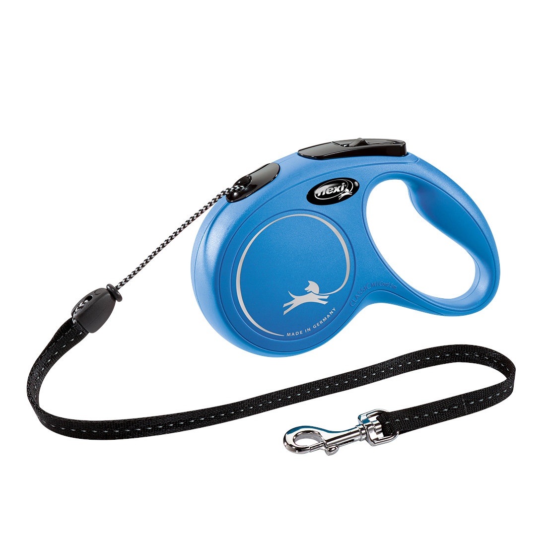 Flexi Flexi Smycz Automatyczna New Classic M, Niebieska, 5 M