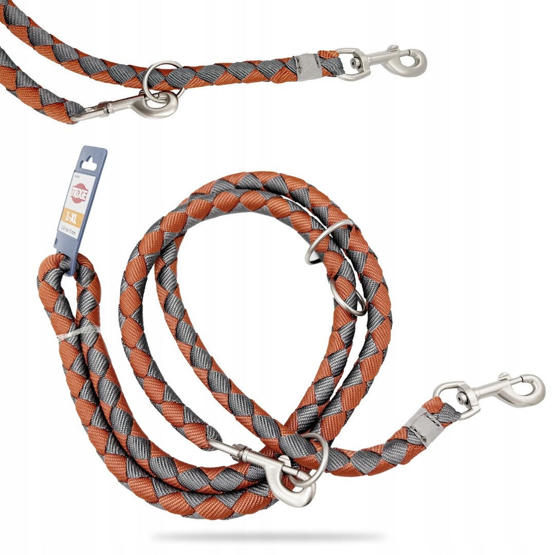 Trixie Trixie Smycz Parciana Regulowana Dla Dużego Psa Cavo L-Xl 2M/18Mm