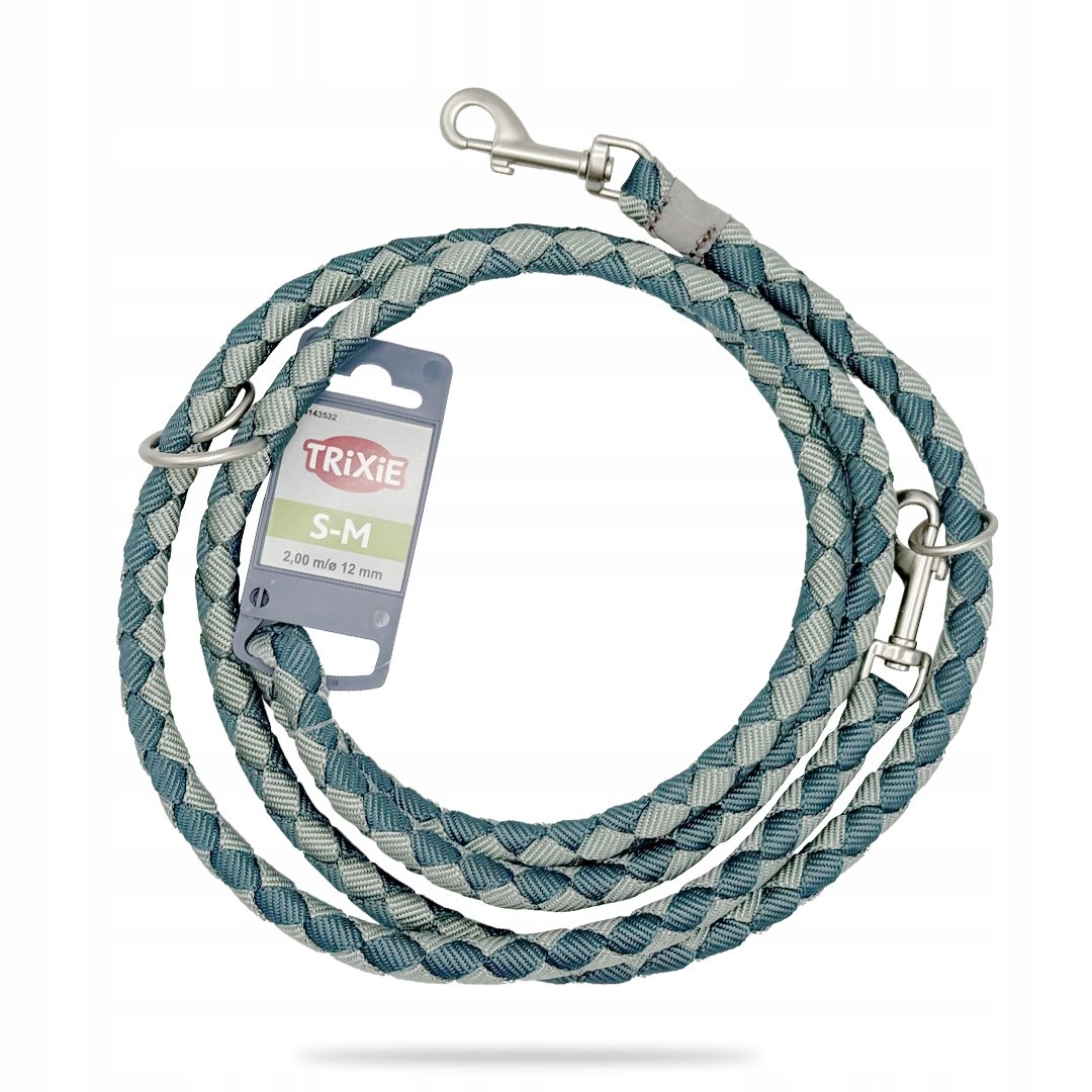 Trixie Trixie Smycz Parciana Regulowana Dla Małego Psa Cavo S-M 2M/12Mm
