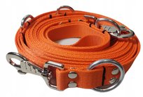 Smycz przepinana 5m z grubej taśmy dla psa