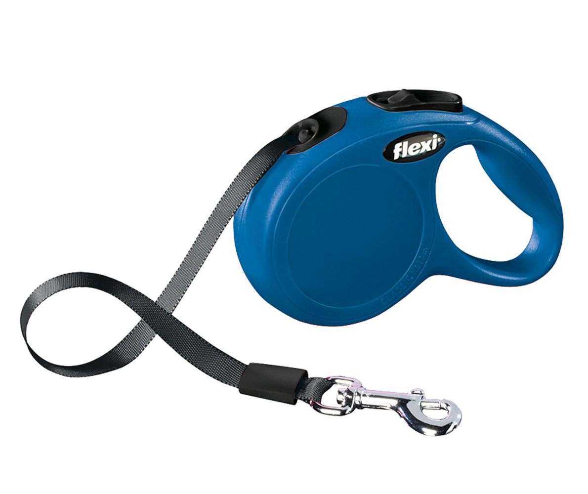 Flexi Flexi Smycz Taśma Classic, Niebieska, Xs, 12 Kg.