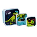 Snackbox śniadaniówka 3w1 Dino T-Rex Blue PRET - Inny producent