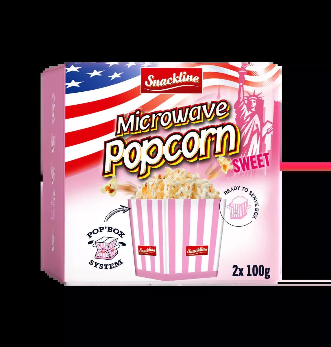 Snackline Popcorn Micro Słodki 200 g - Inna marka | Sklep EMPIK.COM