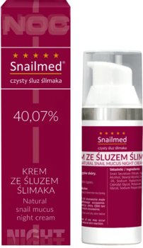 Snailmed Krem na noc silnie nawilżający Nocna odbudowa. 50 ml Produkt Polski - snailmed