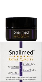 Snailmed Krem naprawczy twarz, szyja, podbródek. 30ml - Zmarszczki, Rozstępy, Niedoskonałości - snailmed
