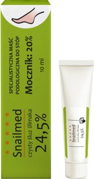 Snailmed Maść do stóp i pięt ze śluzem ślimaka na problemy skórne, 10 ml - snailmed
