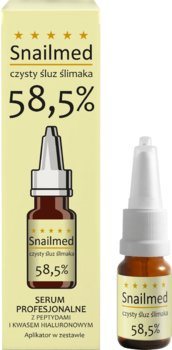 Snailmed Serum ze śluzem śłimaka i peptydami. Do skóry dojrzałej. Kuracja 7 dni. Skuteczne. Produkt Polski - snailmed