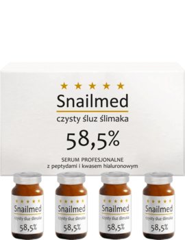 Snailmed Serum ze śluzem ślimaka i peptydami. Opóźniające powstawanie oznak starości. 4x8ml - snailmed