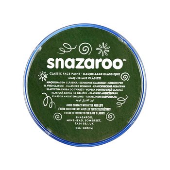SNAZAROO farba do twarzy 18ml CIEMNY ZIELONY - Snazaroo