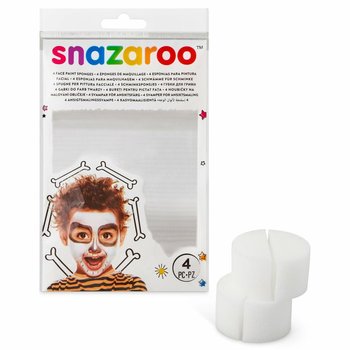 Snazaroo Gąbka Półokrągła O Dużej        Gęstości 4 Sztuki Zestaw Makijaż Do Ciała - Snazaroo