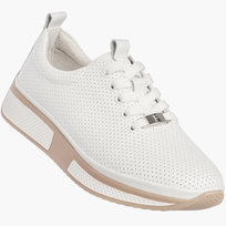 Sneakersy Damskie Buty Skórzane Półbuty Casual Białe Filippo DP6740/26 38 FILIPPO