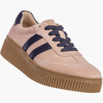 Sneakersy Damskie Buty Skórzane Półbuty Na Platformie Różowe Filippo DP6776/26 39 FILIPPO