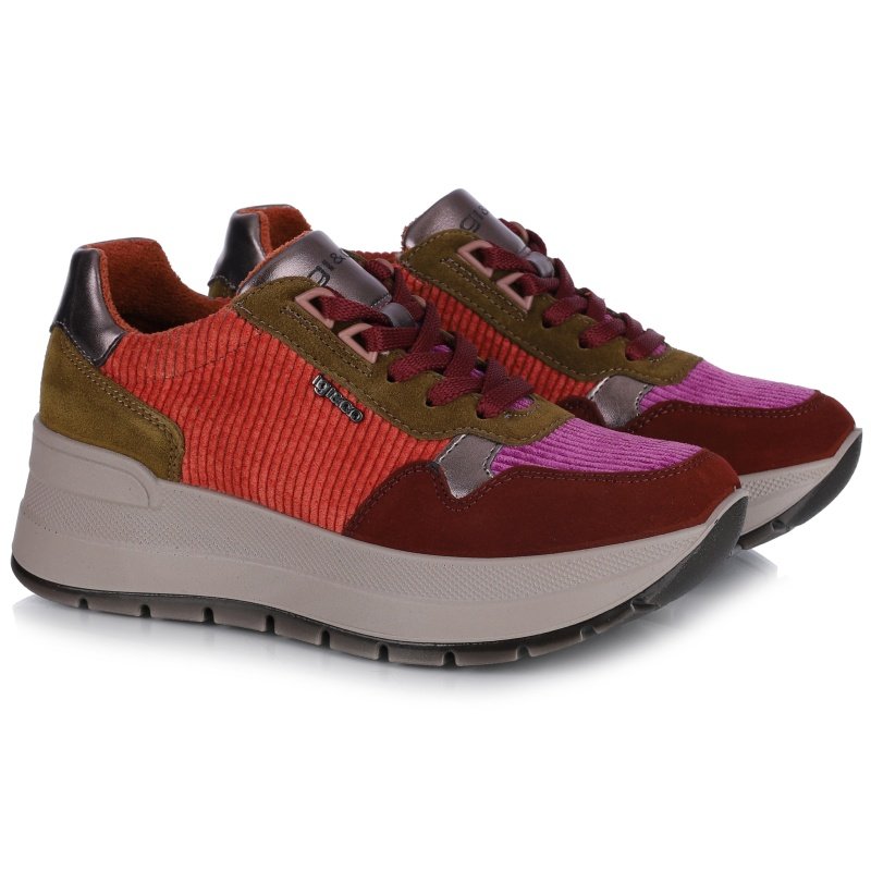 Igi&Co 8678755 Scam. Fango Sneakers zeppa Donna tessuto - Vitiello Calzature Igi&Co 8678755 Scam. Fango Sneakers zeppa Donna tessuto - Vitiello Calzature