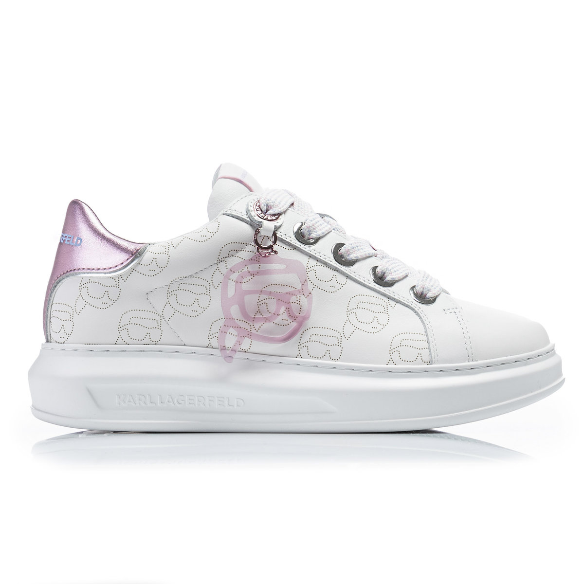 Scarpe Da Ginnastica Donna Karl Lagerfeld Kapri Nft - Sneakers Con Logo - Chiusura Con Lacci