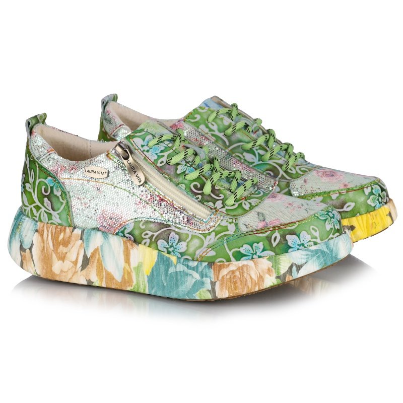 LAURA VITA Nikito 04 sneakers voor dames, Granaat, 37 EU