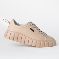 Sneakersy damskie na platformie GOODIN GD-XF-89 skóra naturalna nude beż 39 Goodin