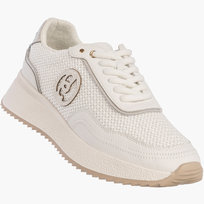 Sneakersy Damskie Skórzane Buty Niskie Casual Półbuty Białe Jezzi OL39-5 Biały 38 Jezzi