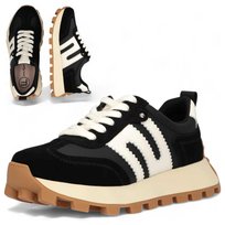 Sneakersy Damskie SKÓRZANE FILIPPO Wygodne Czarne Eleganckie Półbuty Sneakersy Damskie SKÓRZANE 36 FILIPPO Wygodne Czarne Eleganckie Półbuty FILIPPO