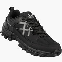 Sneakersy Męskie Buty Sportowe Niskie Półbuty Czarne DK Baron Czarny 45 DK