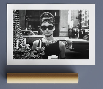 Śniadanie U Tiffany'Ego, Audrey Hepburn 70X50 - DEKORAMA