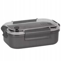 Śniadaniówka lunch box pojemnik na śniadanie z przegródkami szary paso
