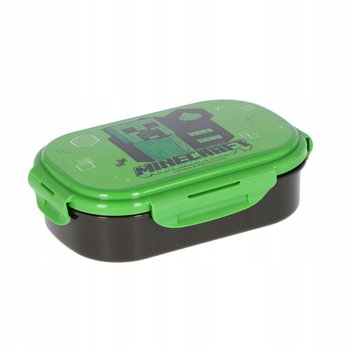 ŚNIADANIÓWKA lunchbox dwukomorowa + sztućce widelec MINECRAFT - Kids Euroswan