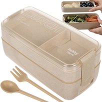 Śniadaniówka Lunchbox Pojemnik na Lunch Box Zestaw do Szkoły dla Dzieci 750 RUHHY Ruhhy