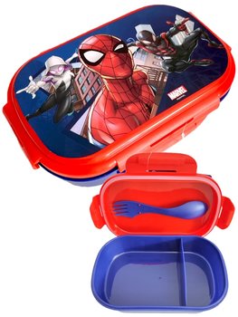 Śniadaniówka Pojemnik Dzielony Spiderman+Sztućce - Kids Licensing