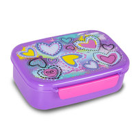 Śniadaniówka szkolna z wyjmowaną przegródką COOLPACK FOODYX PASTEL HEARTS CoolPack