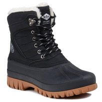 Śniegowce damskie buty zimowe ocieplane czarne Lee Cooper 2868L-40