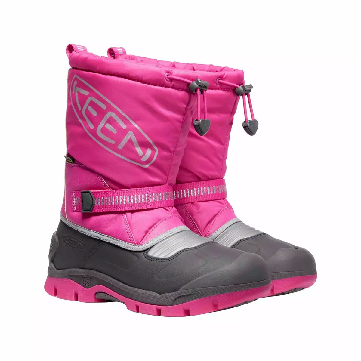 KEEN Kids' Snow Troll Waterproof Winter Boots - Insulated, Warm To -40°F/-40°C | Waterproof Snow Boots For Boys & Girls
