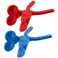 ŚNIEŻKOMAT 2 SZTUKI NARZĘDZIE DO ROBIENIA KULEK ZE ŚNIEGU KULKOMAT PODWÓJNY