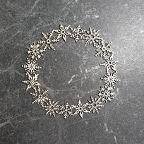 Śnieżynkowa ramka w wersji mini