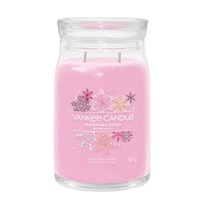 Snowflake Kisses - Yankee Candle Signature - Duża Świeca Z Dwoma Knotami - 2022