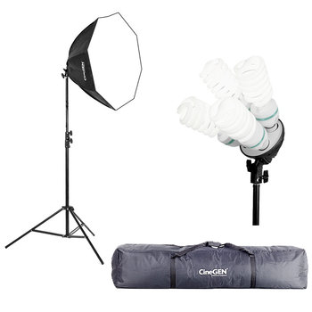 SnowStudio™ zestaw octa 60 4x85W statyw torba - CineGEN