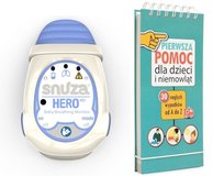 SNUZA HERO MD PREMIUM PROTECTION 2021 - przenośny monitor oddechu dla niemowląt + Poradnikiem 