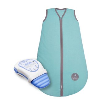 Snuza, Hero MD Premium Protection 2021, Przenośny monitor oddechu, Śpiworek do spania Natulino BabyComfort, nieocieplany, Natural Mint, 0-6m - Snuza