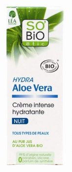 So Bio, krem na noc do wszystkich typów skóry z bio aloesem, 50 ml - So Bio