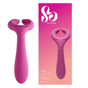 So Divine, Duet Couples Vibrator, Masażer intymny dla par, Pink - So Divine