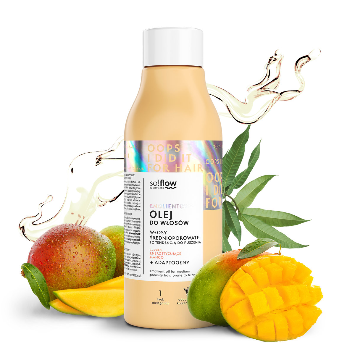 Empik so!flow Emolientowy olej do włosów średnioporowatych i z tendencją do puszenia 150 ml