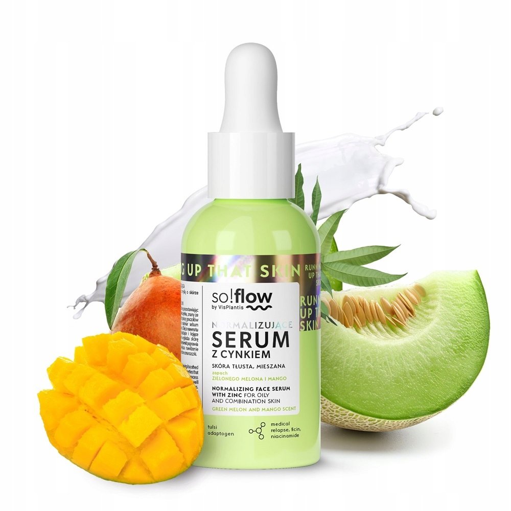 Empik So!Flow normalizujące serum z cynkiem skóra tłusta mieszana 30ml