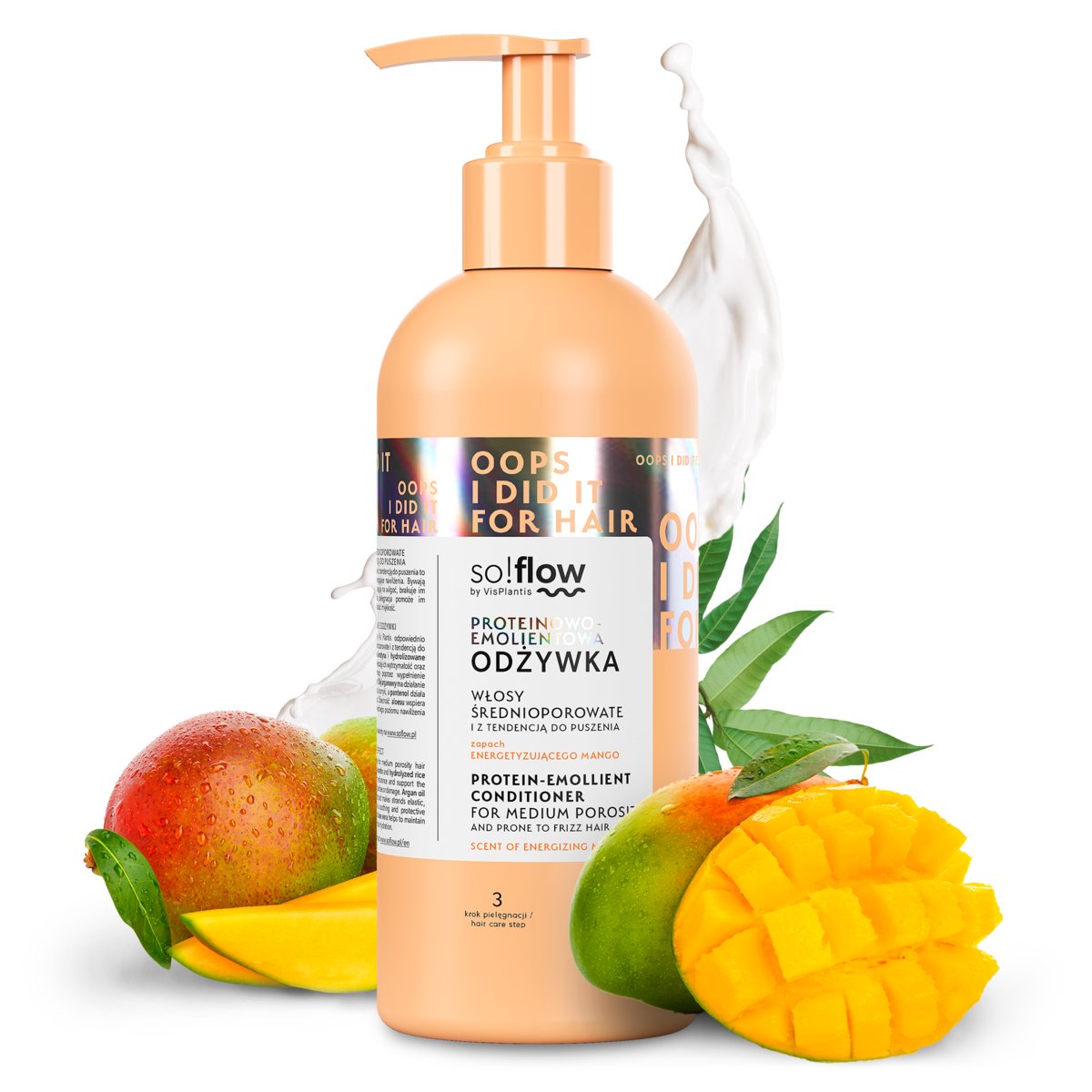 Empik so!flow Proteinowo - emolientowa odżywka do włosów średnioporowatych i z tendencją do puszenia 400ml