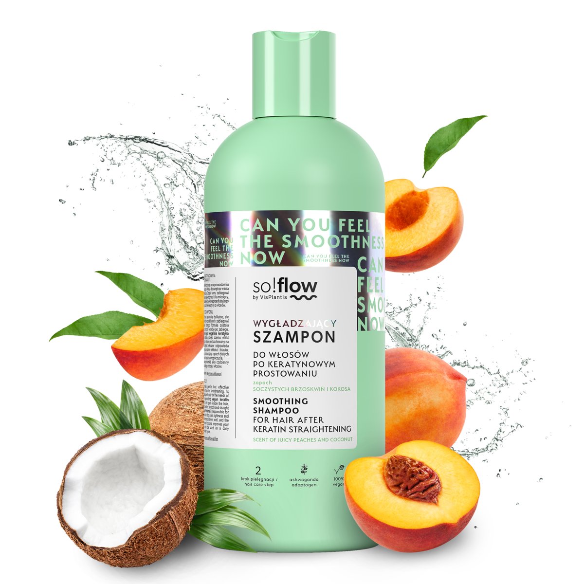 Empik so!flow Wygładzający szampon do włosów po keratynowym prostowaniu 400 ml