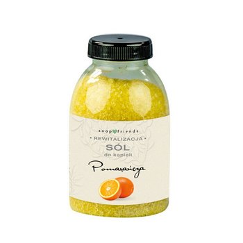 Soap&Friends, Drobnoziarnista sól do kąpieli Pomarańcza, 250 g - Soap&Friends