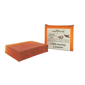 Soap&Friends, Mydło Pomarańcza z Cynamonem 130 g - Soap&Friends