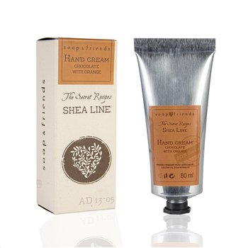 Soap&Friends, Shea Line krem do rąk Czekolada z Pomarańczą, 80 ml - Soap&Friends